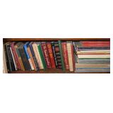 Shelf lot of Books