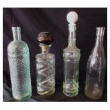 Decanters w/Glass Bottles