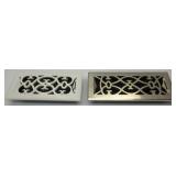 Floor Registers: White11.5"x5.5"W Silver13.5"x5.5"