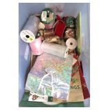 Holiday Gift Bags W/Holiday Ribbon