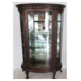 Antique Curio Cabinet 5ftW x 65.5"T