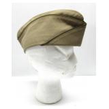 U.S. WWll Army Officers Khaki Garrison Hat