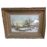 Antique Framed Print 33.5" x 25.5"