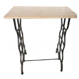 Handmade Table With Sewing Machine Base