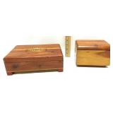 Vintage Wood Boxes One Miss Handle