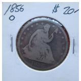 1856O Seated Liberty Half Dollar