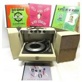 General Electric Record Player w/Records