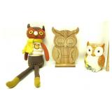 Stuffed Owl,Wood Owl,Owl Candle