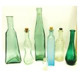 Colored Glass Bottles