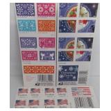 Flags & Xmas Carols USPS Forever Stamps $43.80 FV