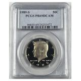 1989-S JFK Half Dollar PCGS PR69 DCAM