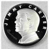 1977 Sterling Silver Jimmy Carter Inaug. Half