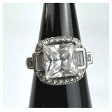 925 Silver Stunning CZ Ring