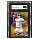 2019 Topps Carlos Correa Gold #/50 SGC 10