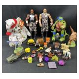 Assorted Toys Collection, TMNT, Minecraft Etc