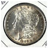 1886 Morgan Silver Dollar, Uncirculated w/ Tone