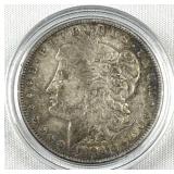 1884 Morgan Silver Dollar, XF+, Toned in Capsule