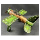 Wood & Metal Rustic Airplane Model