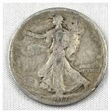 1917 Walking Liberty Silver Half Dollar, Early