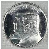 NEW 1oz Silver Trump 47th Pres. Inaugural .999