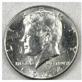 1964 JFK 90% Silver Half Dollar