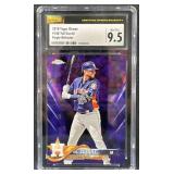 2018 Topps Chrome Yuli Gurriel Purple CSG 9.5