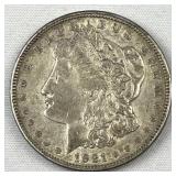 1921-D Morgan Silver Dollar, US $1 Coin