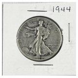 1944 Walking Liberty Silver Half Dollar, US 50c