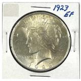 1923 Peace Silver Dollar, Nice Luster