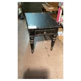 Ethan Allen Black distressed end tables- legs