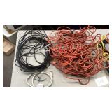 Electric cords, coax cable, electrical wire,