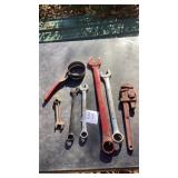 Pipe wrench, oil, filter, wrench, open end/box