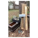 Pickers lot- has 2x12s, mailbox, and other