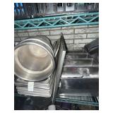 Lot of Commercial Kitchen Stainless Steal Pans