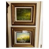 Pair Of Framed Oil Paintings