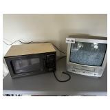 TV/VCR Combo, Tabletop Microwave Oven