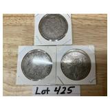 3-1885 Morgan Dollars