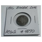 1916 Barber Dime