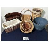 Assortment Of Woven Baskets