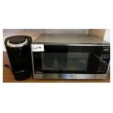 Panasonic Microwave, Keurig Coffee Maker