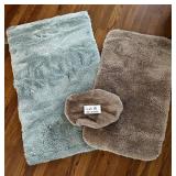 Brown Bathroom Rug, Lid Cover, More