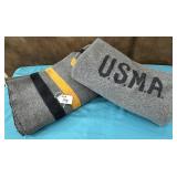 2 West Point Cadet Blankets