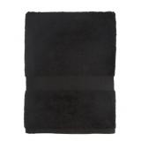 Mainstays Solid Bath Sheet, Rich Black COUNT 2