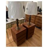 Lamps and End Table Set