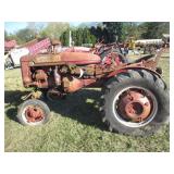 Farmall Super A Tractor, Wide Front, (Not Running)