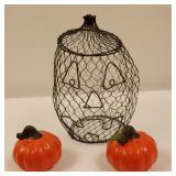 Pumpkin Basket, Salt & Pepper Shakers