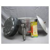 Handy Pot Filled W/Assorted Kitchen Goods