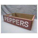 Wooden "Peppers" Crate