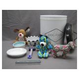 Lot of Pet Feeding Accessories and Toys