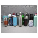 Lot of Assorted Hot/Cold Bottles and Tumblers